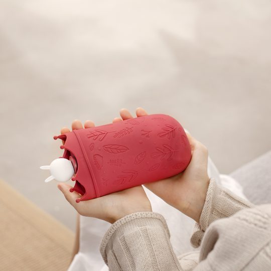 GXZ-NSD202 Electric Hand Warmer Portable Silicone Hot Water Bottle Warming Bag Rubber USB Handheld Hand Warmer