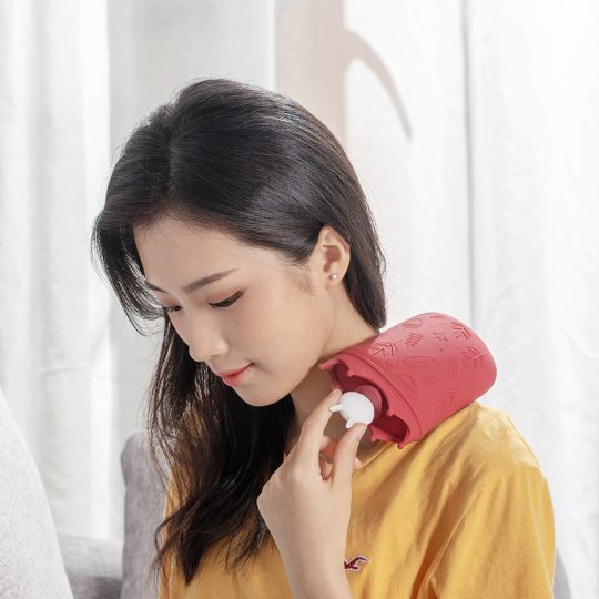 GXZ-NSD202 Electric Hand Warmer Portable Silicone Hot Water Bottle Warming Bag Rubber USB Handheld Hand Warmer