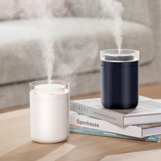 GXZ-H8 Factory directly sale H20 2000mah battery Rechargeable Ultrasonic Cool Mist Car Air Humidifier USB Desk Humidifier