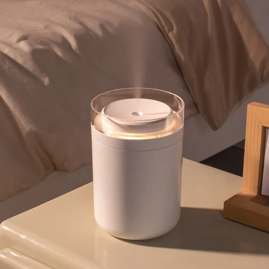 GXZ-H8 Factory directly sale H20 2000mah battery Rechargeable Ultrasonic Cool Mist Car Air Humidifier USB Desk Humidifier