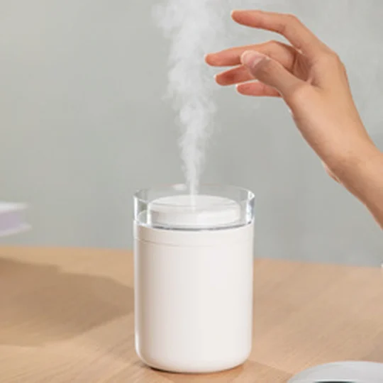 GXZ-H8 Factory directly sale H20 2000mah battery Rechargeable Ultrasonic Cool Mist Car Air Humidifier USB Desk Humidifier