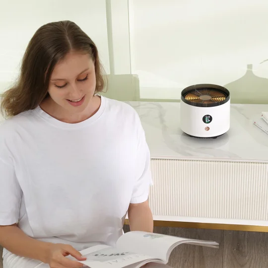 GXZ-AP10 Smart Household Office USB Rechargeable Small Personal Desktop H13 HEPA Mini Portable Air Purifier