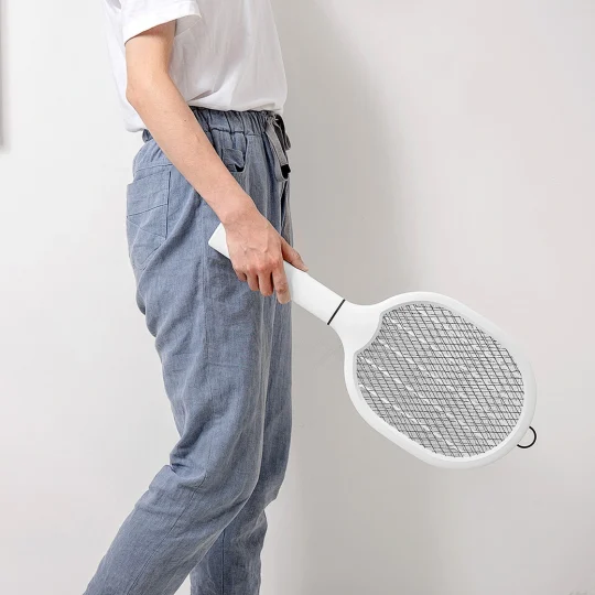 GXZ-P2 Outdoor Battery Operated Mosquito Killer Swatter Racket Electric Fly Killer Repellent Rechargeable Handheld Mosquito Killing Bat