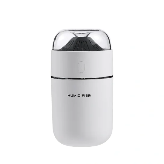 GXZ-J629  Best Amazon Car Home Volcano LED Night Light Color Charger Cool Mist Humidity Control Portable Mini Usb Air Humidifier