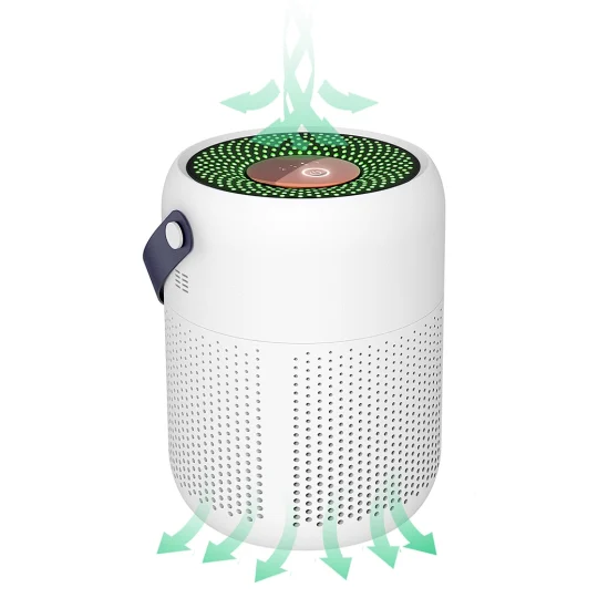 GXZ-AP07 Amazon Top Seller Smart Household Outdoor Camping HEPA Small Personal Desktop Mini Portable Air Purifier