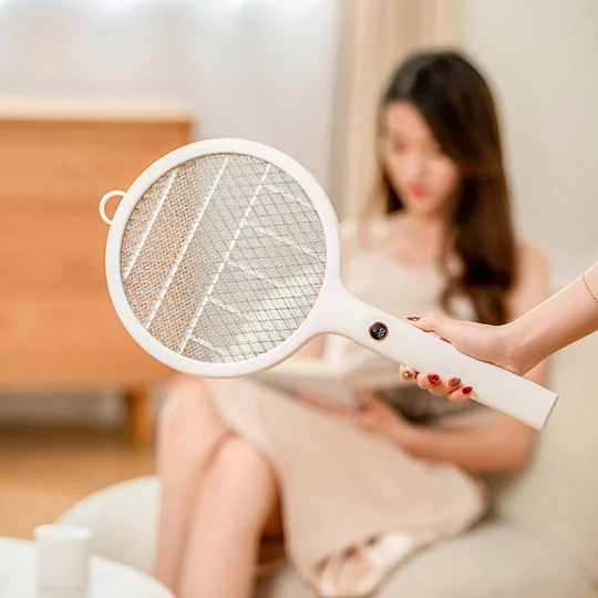 GXZ-P3 New Mosquito Swatter Racket Electric Fly Killer Repellent Rechargeable Handheld Mosquito Killing Bat