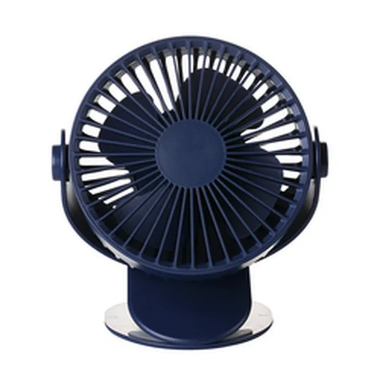 GXZ-F811  Portable USB Table Fan Clip-on Type Rechargeable Cooling Mini Desk Fan 360 Degree Rotation 3 Speeds Adjustable Clip-on Fan