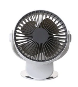 GXZ-F811  Portable USB Table Fan Clip-on Type Rechargeable Cooling Mini Desk Fan 360 Degree Rotation 3 Speeds Adjustable Clip-on Fan