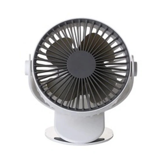 GXZ-F811  Portable USB Table Fan Clip-on Type Rechargeable Cooling Mini Desk Fan 360 Degree Rotation 3 Speeds Adjustable Clip-on Fan