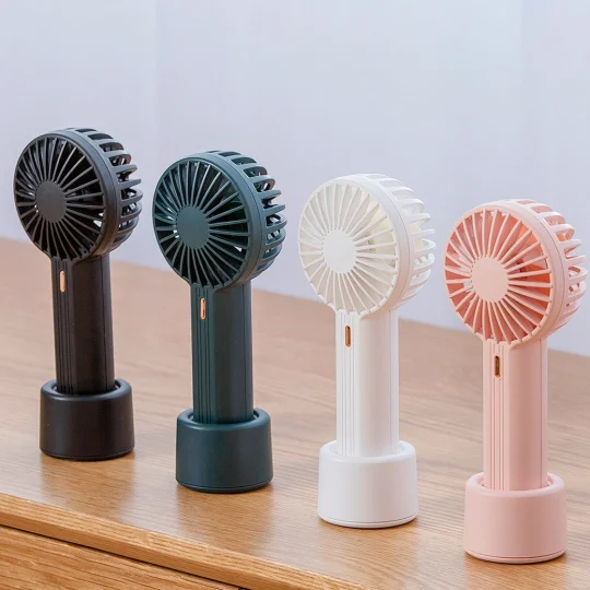 GXZ-F851  portable Mini handheld usb 2 in 1 rechargeable hang battery operated hand fan