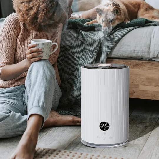 GXZ-H1   Top sponsor listing Aroma Diffuser Innovative Essential Oil Ultrasonic Humidifier Flame Aroma Diffuser With Night Light