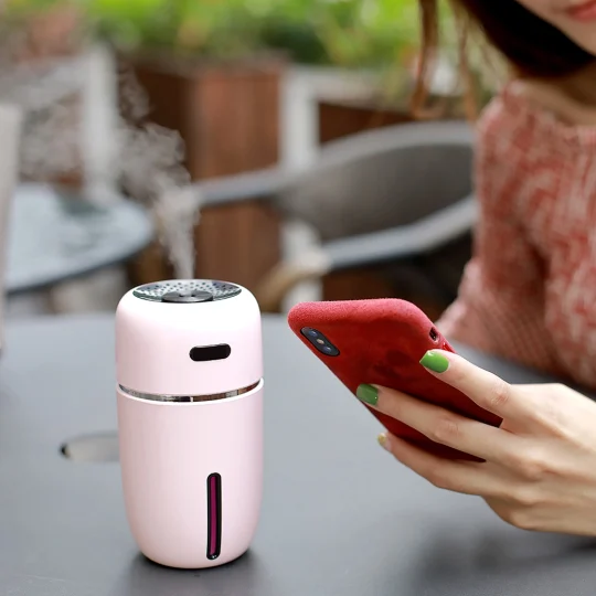 GXZ-A1 Mini bottle battery operated usb car ultrasonic diffuser rechargeable humidifier