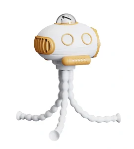 GXZ-F18  Air Cooling Rechargeable Silicone Flexible Desk Outdoor Fan Tripod Clip Portable USB Baby Stroller Fan