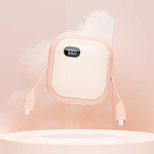 GXZ-N10  Heat Pack Rechargeable Electric USB 5000mAh Battery Hand Warmer Power Bank Function