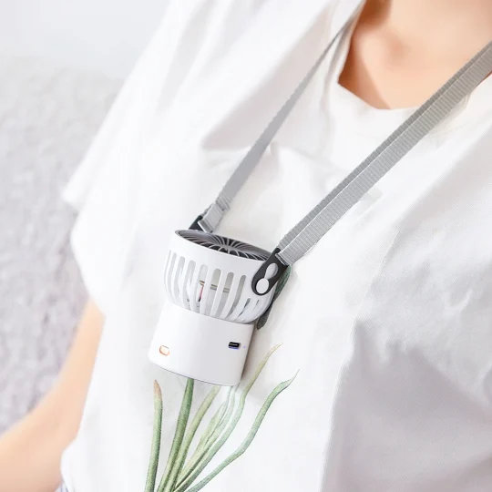 GXZ-F852  New trending portable mini usb rechargeable desk stand changeable hang neck backpack fan