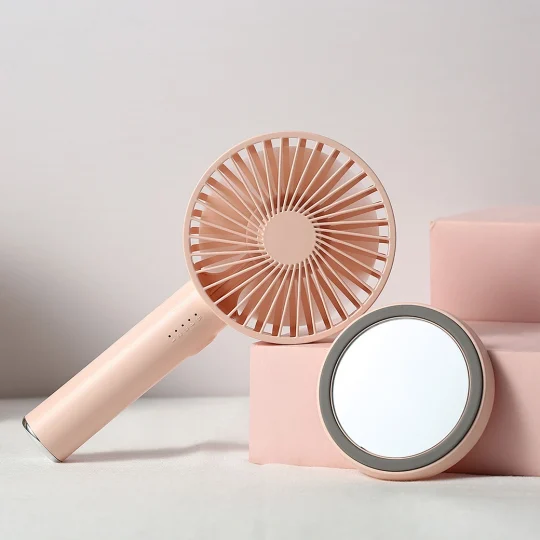 GXZ-F813   2023 new arrival mini air cooling fan with mirror base for sale