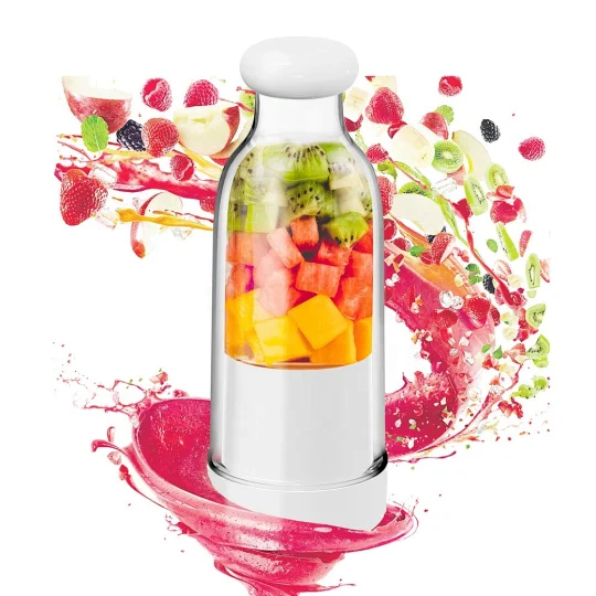 GXZ-L1 New arrival portable juicer,350ml fruit Ice Mixer usb charge battery Juicer, mini fresh juicer blender