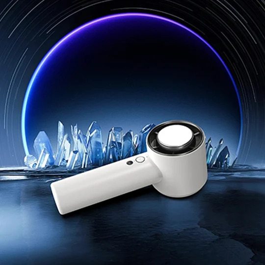 GXZ-F61  Newest Peltier Design Handy Cooling Fan 3000mAh Rechargeable Fast Refrigeration Portable Mini Handheld Fan