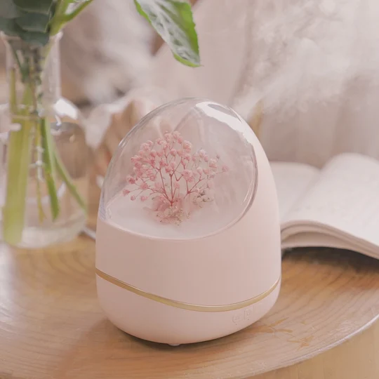 GXZ-WX103 Home Decor Flowers Aroma Diffusers Cool Mist Maker LED Ultrasonic Humidifier Essential Oil Room Fragrance Diffusers