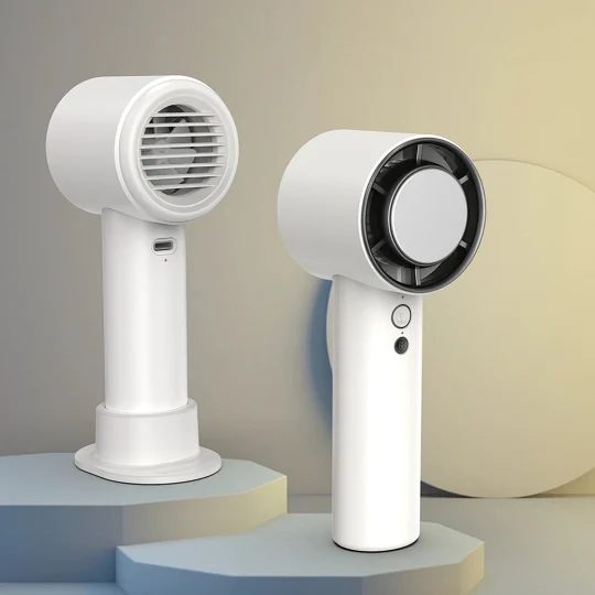 GXZ-F61  Newest Peltier Design Handy Cooling Fan 3000mAh Rechargeable Fast Refrigeration Portable Mini Handheld Fan