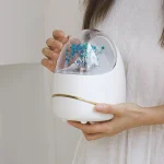 GXZ-WX103 Home Decor Flowers Aroma Diffusers Cool Mist Maker LED Ultrasonic Humidifier Essential Oil Room Fragrance Diffusers