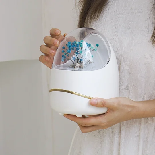 GXZ-WX103 Home Decor Flowers Aroma Diffusers Cool Mist Maker LED Ultrasonic Humidifier Essential Oil Room Fragrance Diffusers