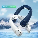 GXZ-F16  Cooling Neck Fan 2021 Best Gift Hand Free Portable Neck Fan 360 Cooler Double Vent Wearable Air Conditioner