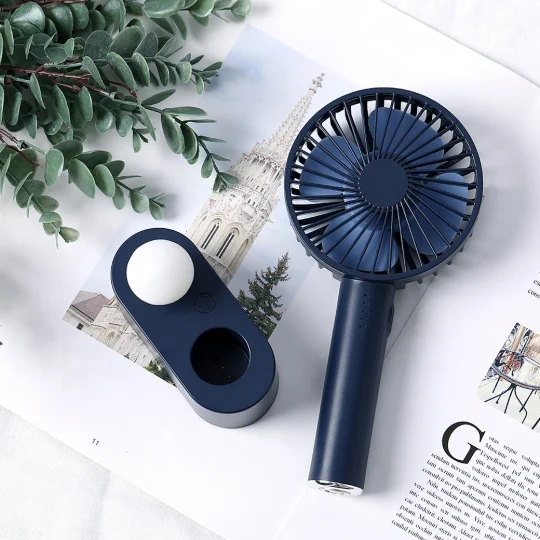 GXZ-F815  New Model Mini Handy Fan USB Rechargeable Mini Fan with Night light