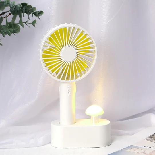 GXZ-F815  New Model Mini Handy Fan USB Rechargeable Mini Fan with Night light
