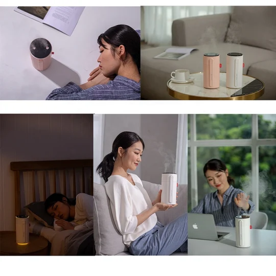 GXZ-J635  Intelligent 800ML Big Capacity Room Tabletop HandHeld Ultrasonic Cool Mist Portable Mini USB Air Atomization Humidifier