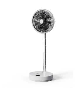 GXZ-F3  Hot Sale New Rechargeable 10000mah Battery Powered Standing and Desk Foldable fan with LED Light and Rotation