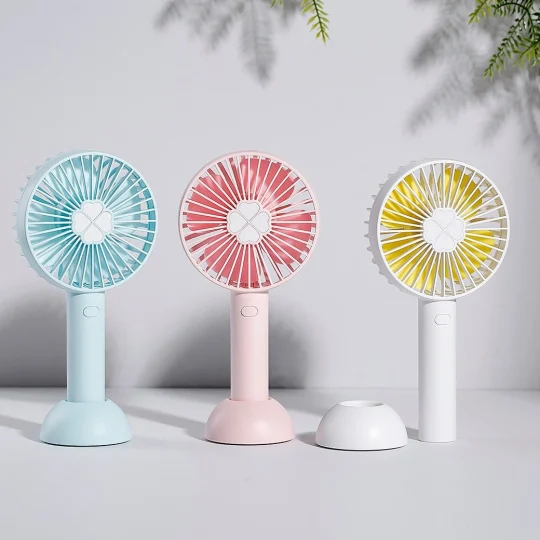 GXZ-F08  2021 New Trend Rechargeable DC 5V Portable Usb Mini Electric Fan Small Handheld Fans WIth 100mah 18650 Battery