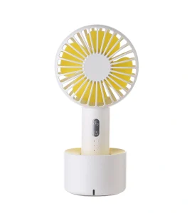GXZ-F810  Hot sale new creative design table fan with 18650 recgargeable KC/PSE battery portable fan use charging base mini fan