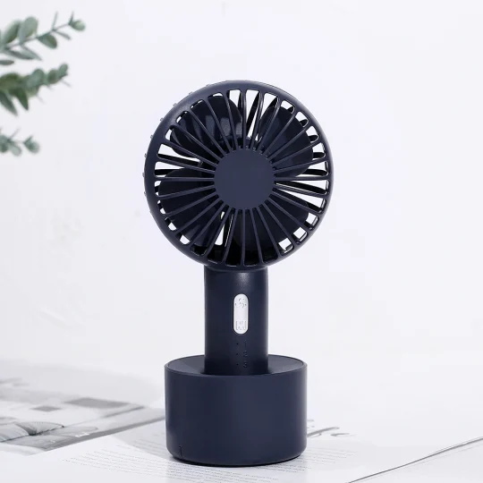 GXZ-F810  Hot sale new creative design table fan with 18650 recgargeable KC/PSE battery portable fan use charging base mini fan