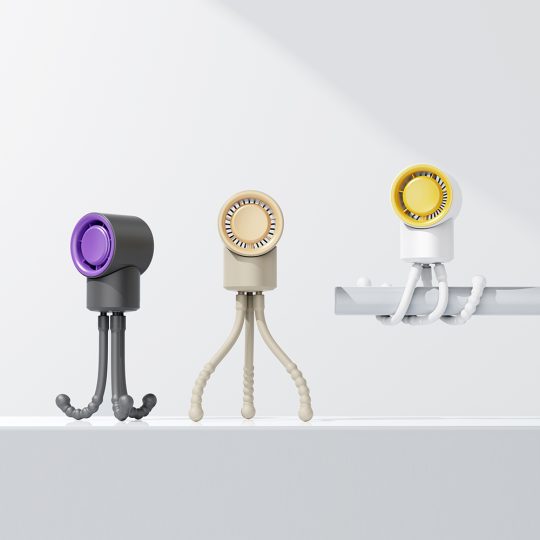 GXZ-F35 2024 New Fan Series Usb Rechargeable Fan Octopus Fan