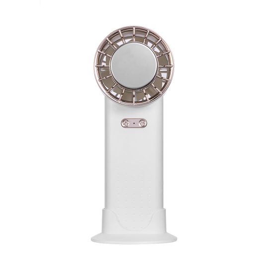 GXZ-F23 New Custom Logo Cute Small Holding Mini Turbo Fan Usb Electric Brushless Semiconductor Cooling Metal Rechargeable Portable Mini