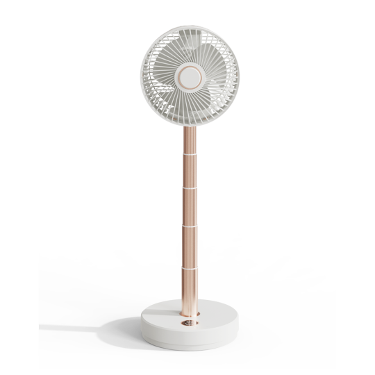 GXZ-F6  New Design 10000Mah Long Battery Life Remote Control Led Display Usb Rechargeable Foldable Telescopic Portable Desk Ground Fans