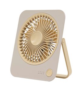 GXZ-F59 Mini Tabletop Wireless USB Square Desk Fan Rechargeable Square Standing Fan BLDC