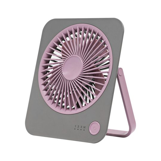 GXZ-F59 Mini Tabletop Wireless USB Square Desk Fan Rechargeable Square Standing Fan BLDC