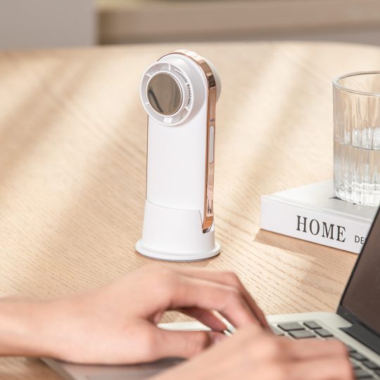 GXZ-F36B super usb mini fan 3000mAh Semiconductor Cooling Metal Rechargeable Usb Personal Portable mini turbo fan