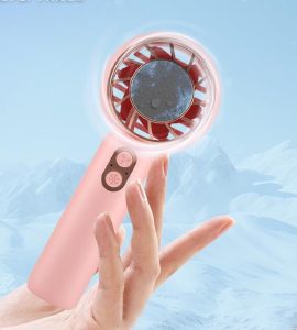 GXZ-F51 Handheld Refrigeration Fan USB Rechargeable cooling Fan