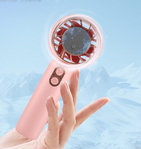 GXZ-F51 Handheld Refrigeration Fan USB Rechargeable cooling Fan