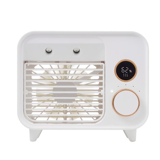 GXZ-F853  New Oem 2000Mah Five Speeds Rechargeable Portable Mini Bladeless Desk Desktop Table Leafless Led Display Air Conditioning Fans