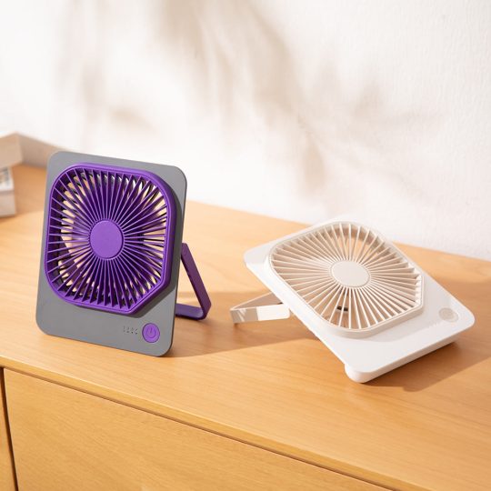 GXZ-F68 Mini Table 1200mah Rechargeable Ultra thin Desk Fan