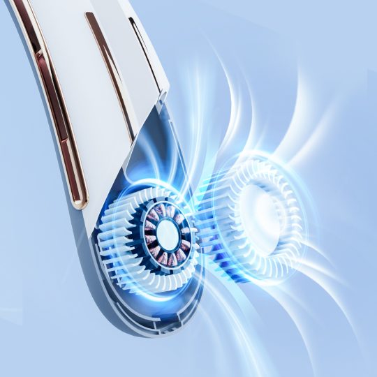 GXZ-F39 Mini USB 2000mah rechargeable Neck Fan