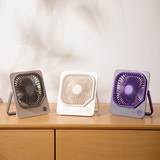 GXZ-F68 Mini Table 1200mah Rechargeable Ultra thin Desk Fan