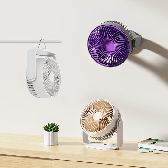 GXZ-F70 Desktop fan---rechargeable 3000mAh